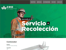 Tablet Screenshot of ceocontenedores.com